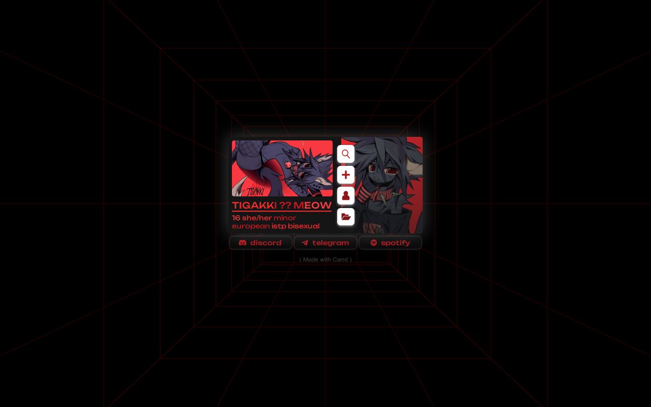 Carrd profile picture for @maybes